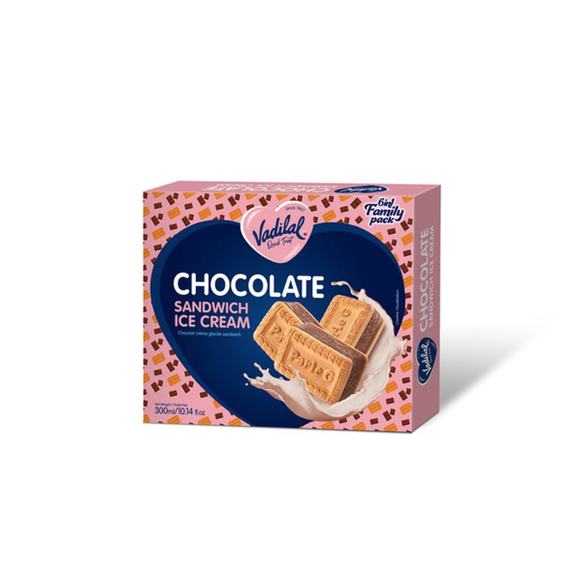 VD CHOCOLATE SANDWICH IC 300 ML