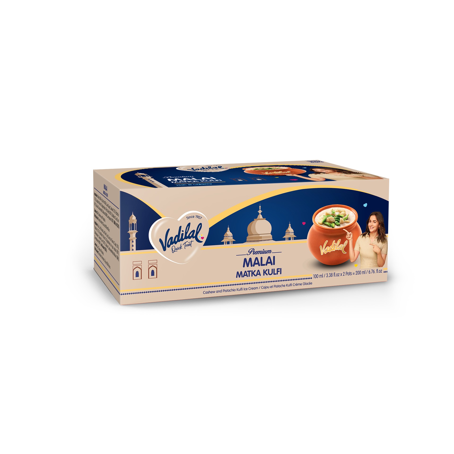 Vadilal Malai Matka Kulfi 200 ML
