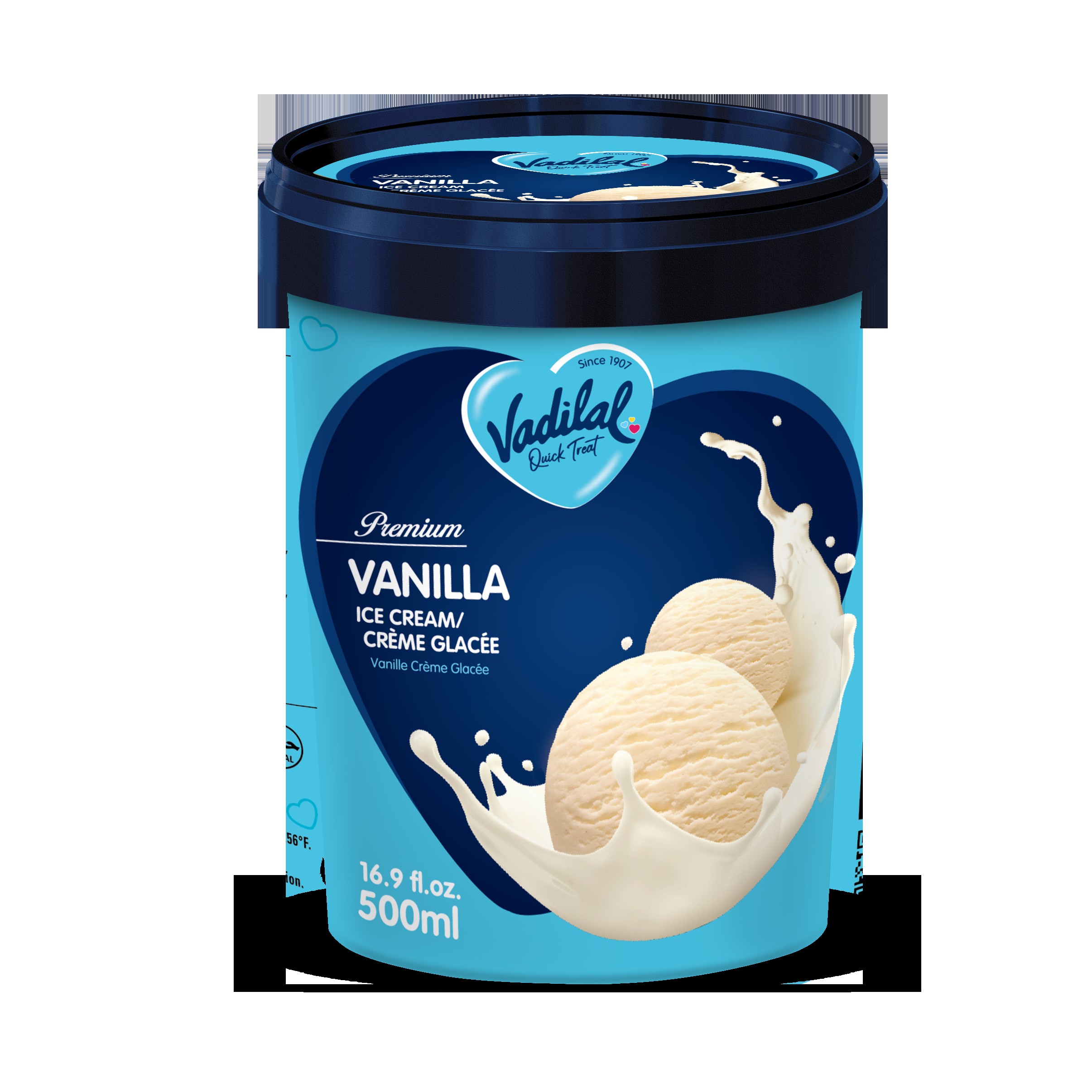 Vadilal Vanilla Ice Cream 16.9 OZ