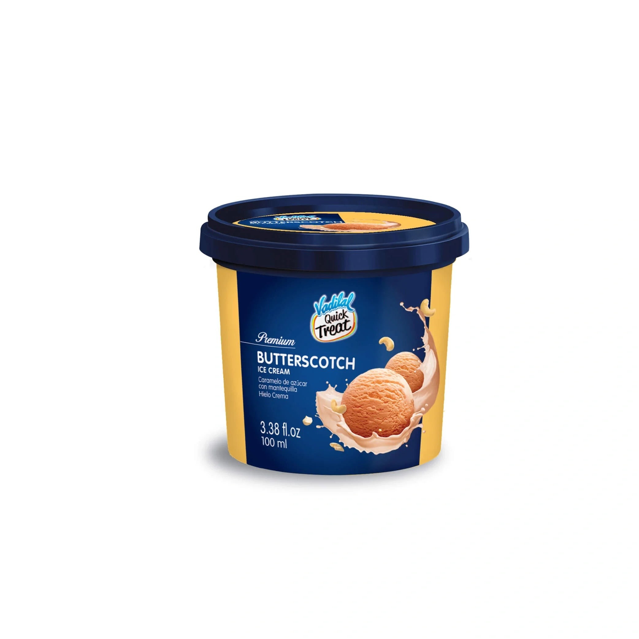 VADILAL BUTTERSCOTCH ICE CREAM CUP 100 ML