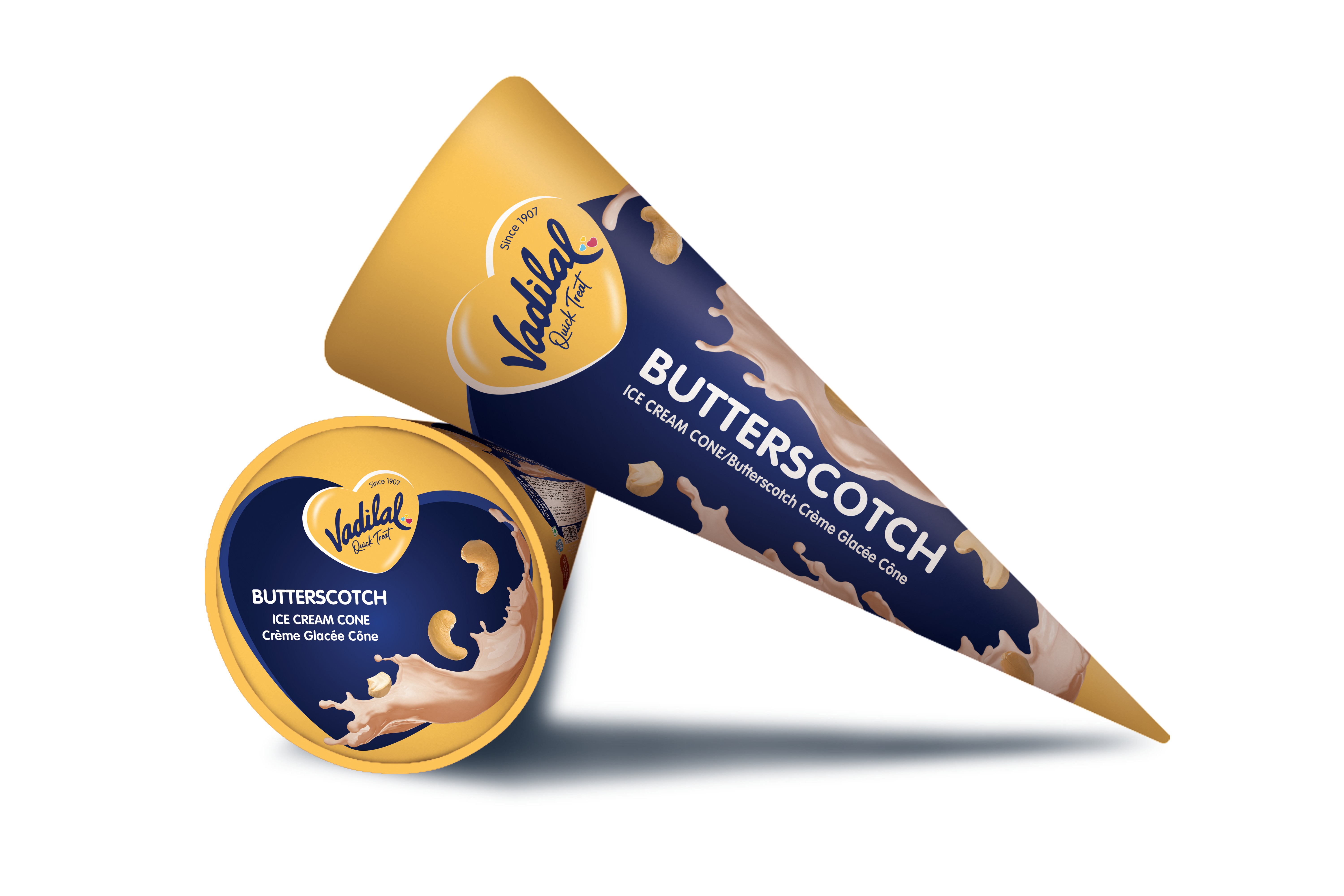 Vadilal Vadilal Butterscotch Ice Cream 1 LTR