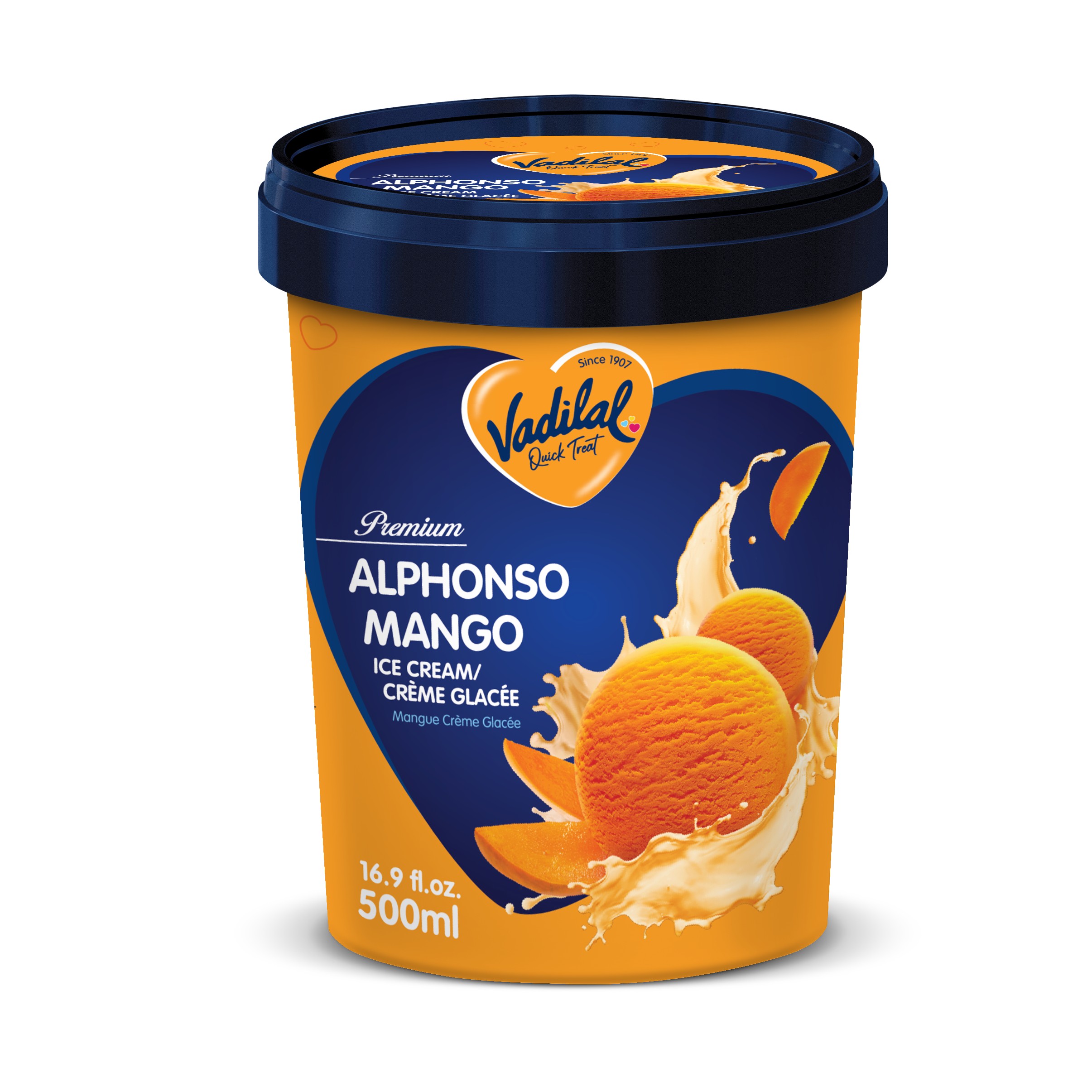 Vadilal Vadilal Alphonso Mango Ice 1 LTR