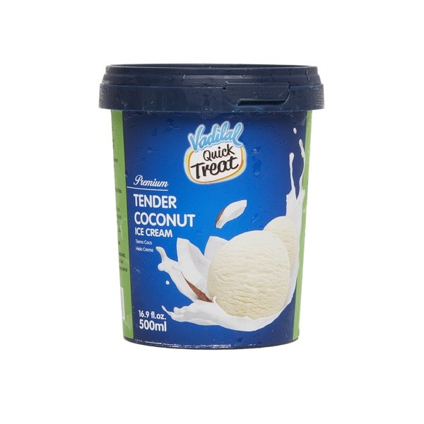 VADILAL TENDER COCONUT ICE CREAM TUB 500 ML