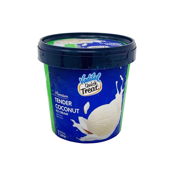 VADILAL TENDER COCONUT ICE CREAM TUB 1 LTR