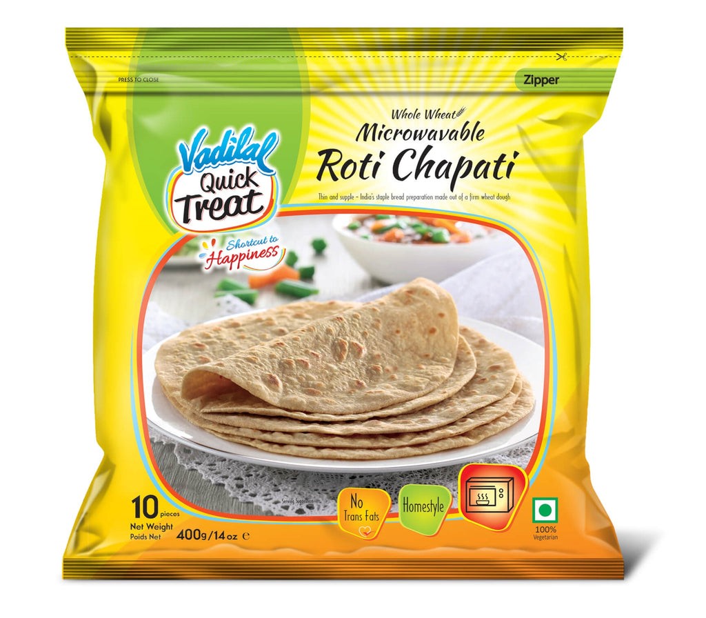 ROTI CHAPATI VADILAL 10 PCS