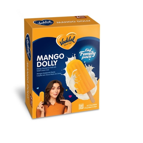 VADILAL MANGO KULFI 6 IN 1 6 PCS