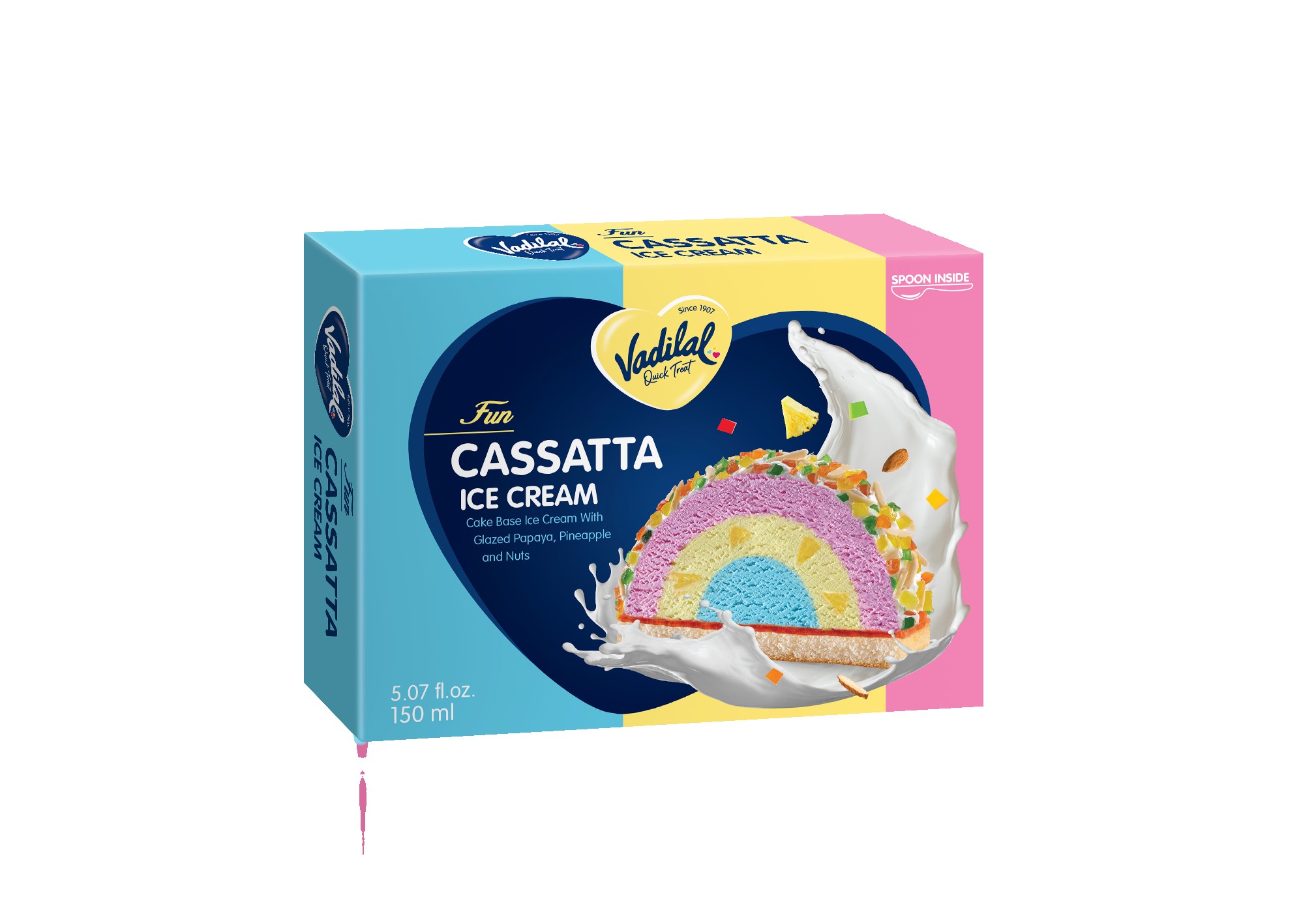 VADI FUN CASSATTA ICE CREAM 150 ML