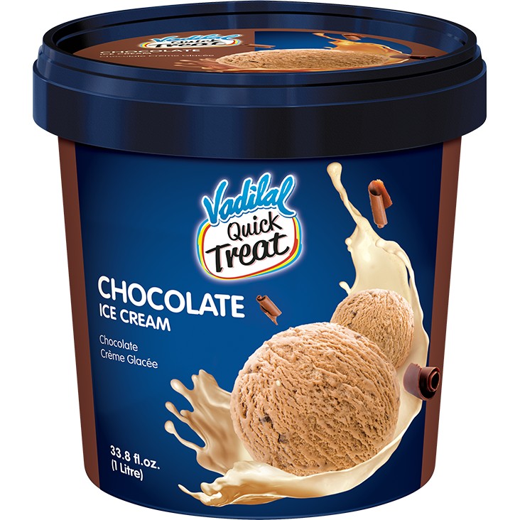 VADILAL CHOCOLATE ICE CREAM TUB 1 LTR