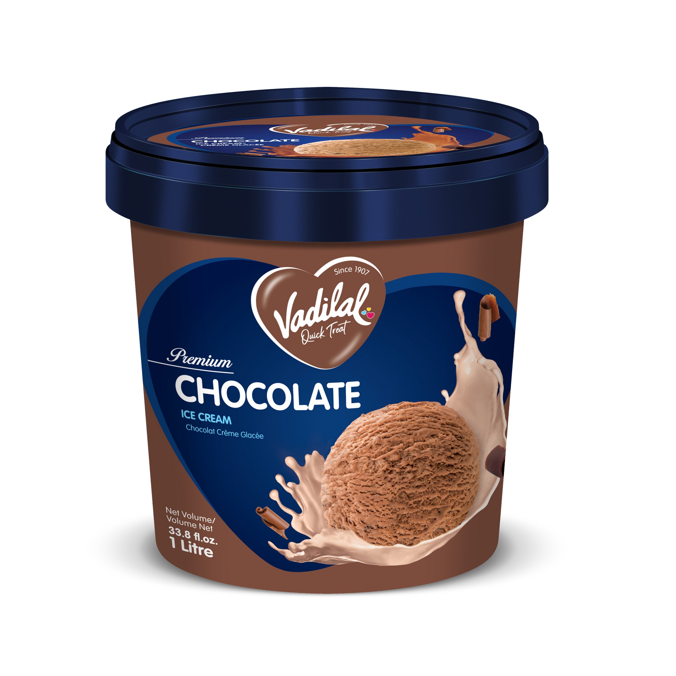 Vadilal Chocolate Ice Cream 1 LTR