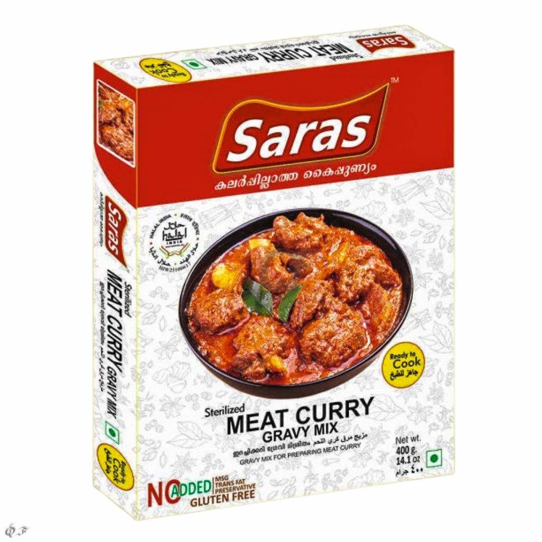 SARAS MEAT CURRY GRAVY MIX 400 GM
