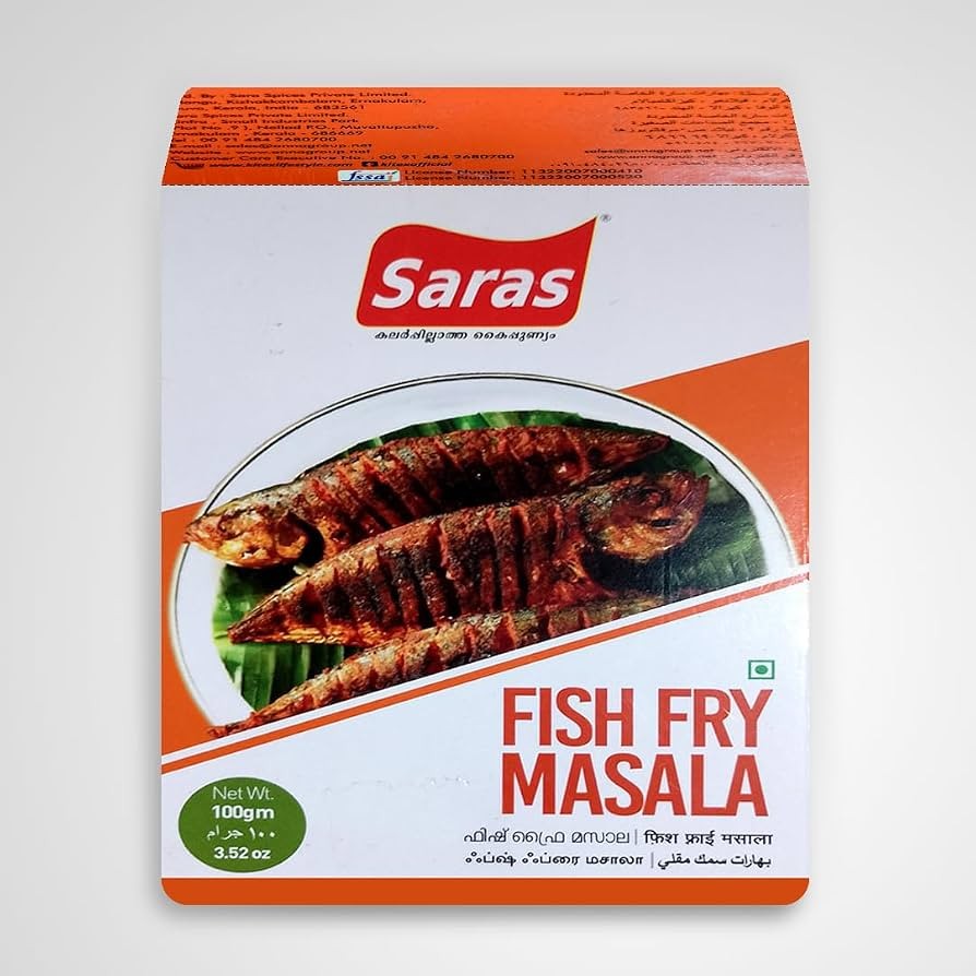 SARA FISH FRY MASALA 100 GM