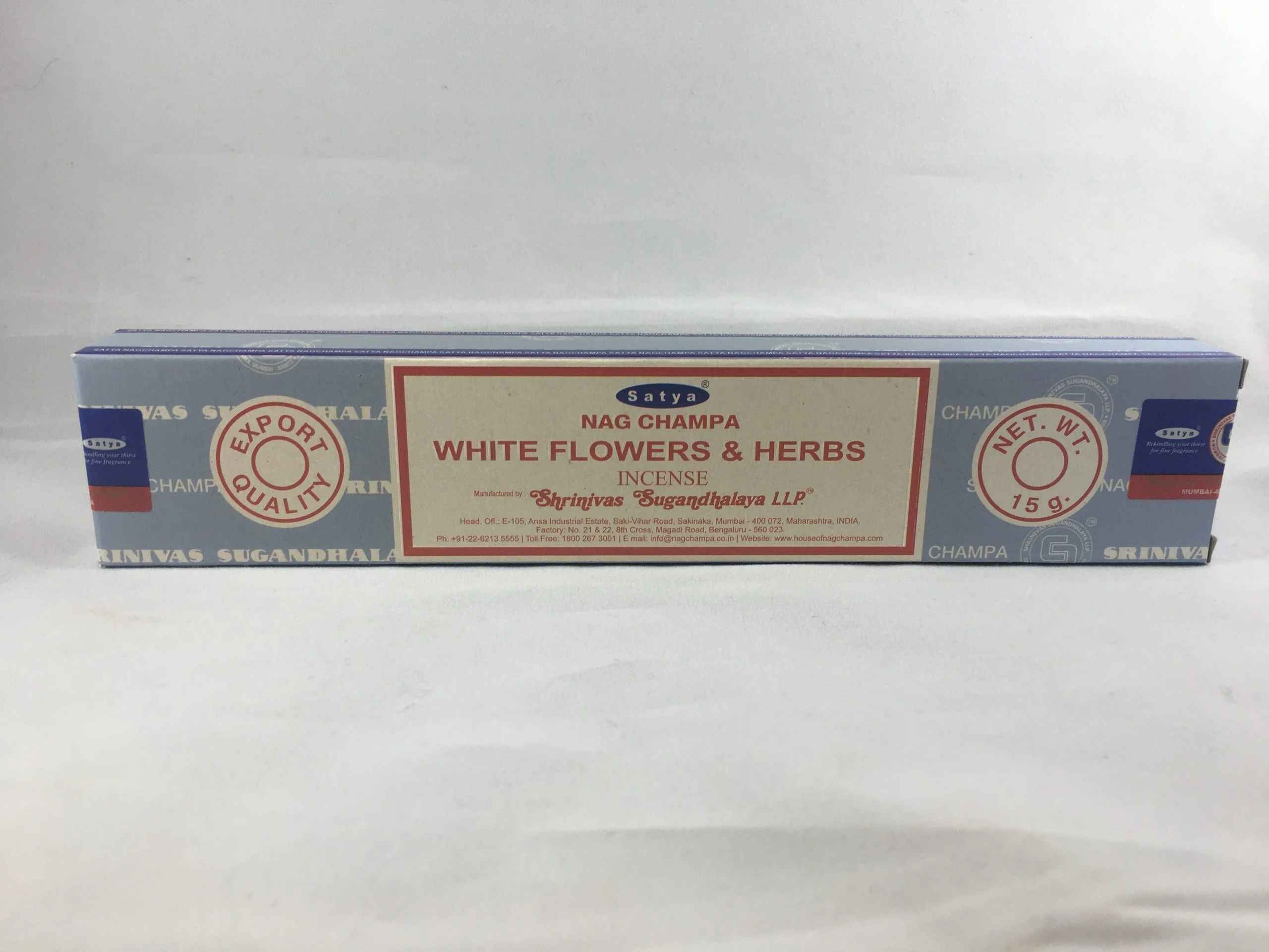 Satya White Flower 1 EACH