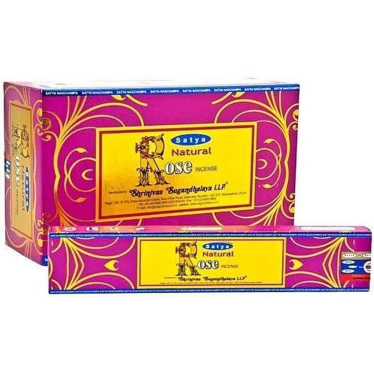 Satya Rose Incense 12 PACK