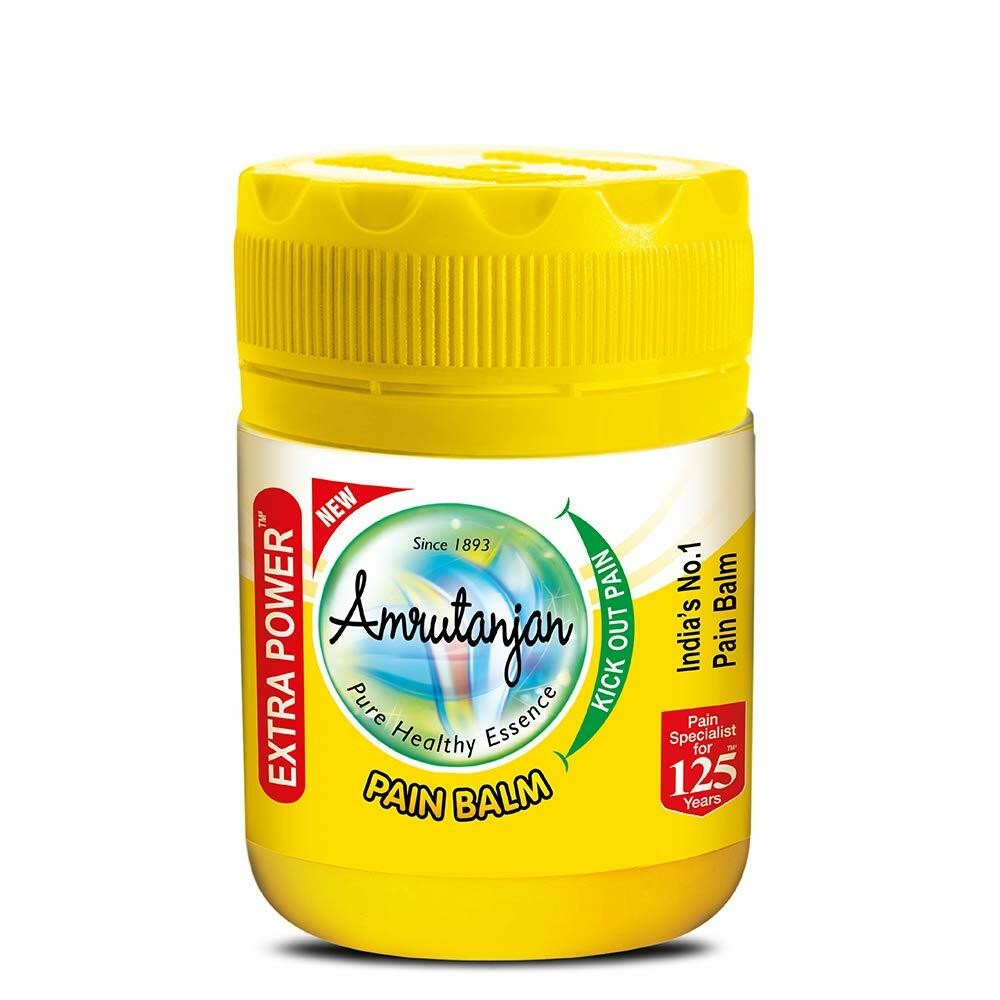 AMRUTANJAN BALM FOR PAIN YELLOW 25.3 GM