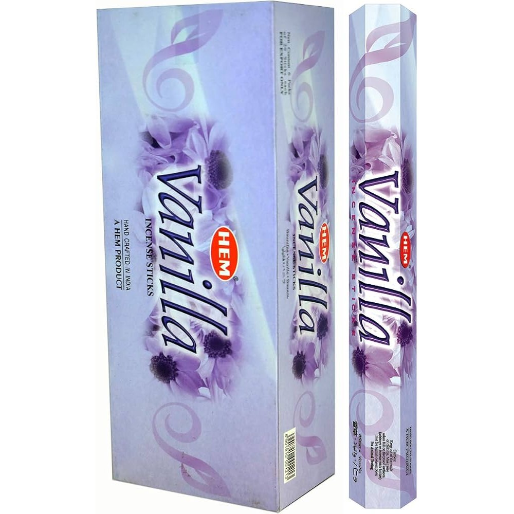 HEM VANILLA INCENSE STICKS  20 PCS