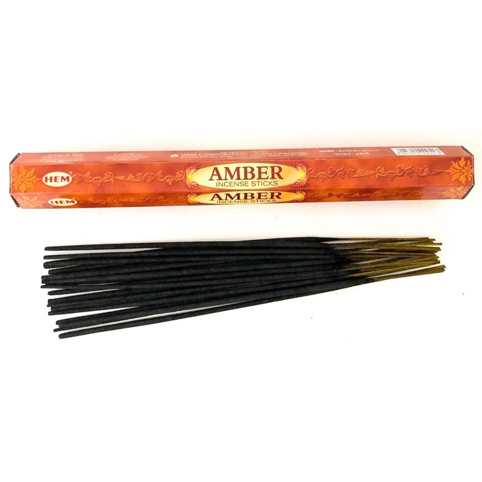 AMBER INCENSE STICKS 20 COUNT