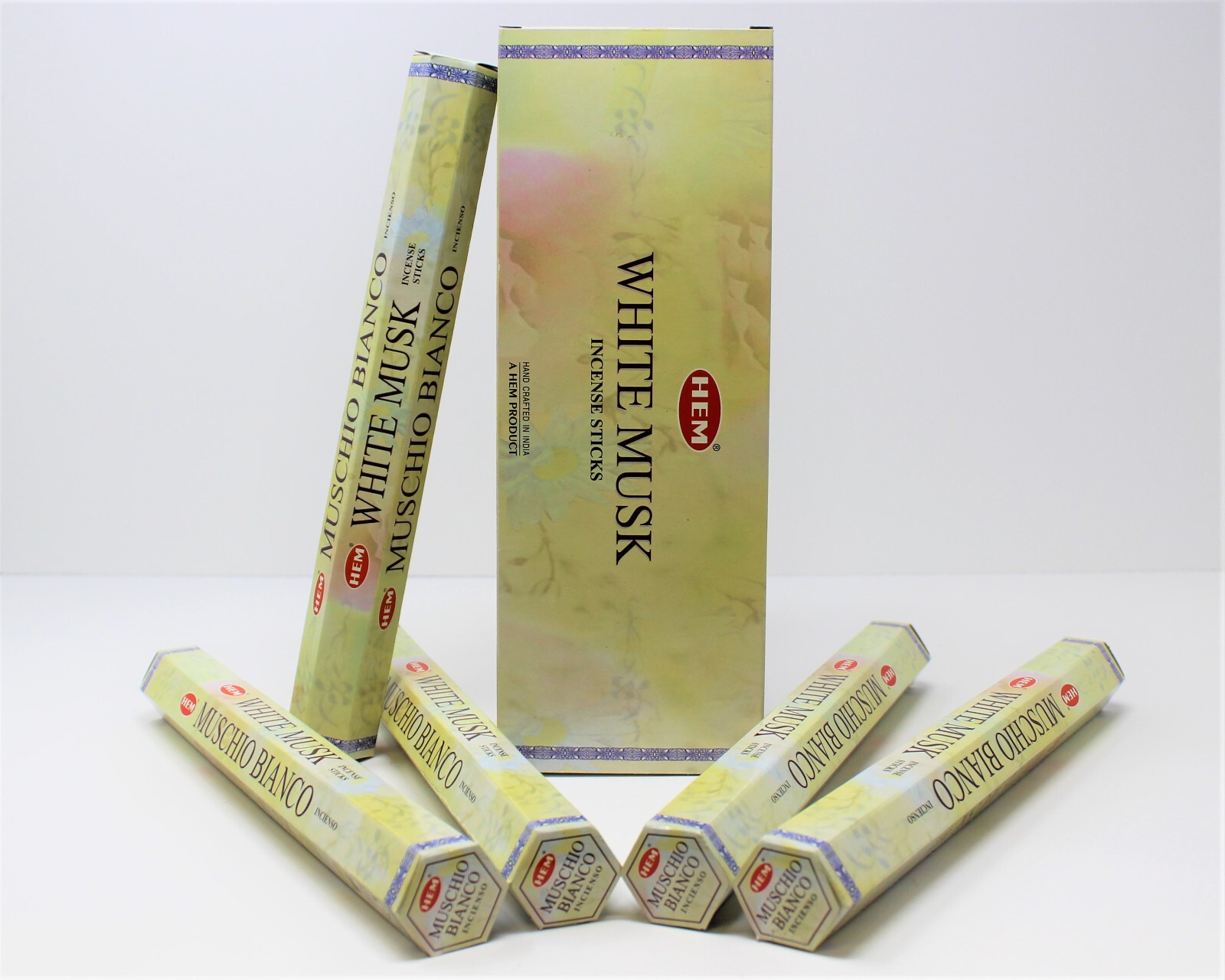 HEM WHITE MUSK INCENSE  6 PACK