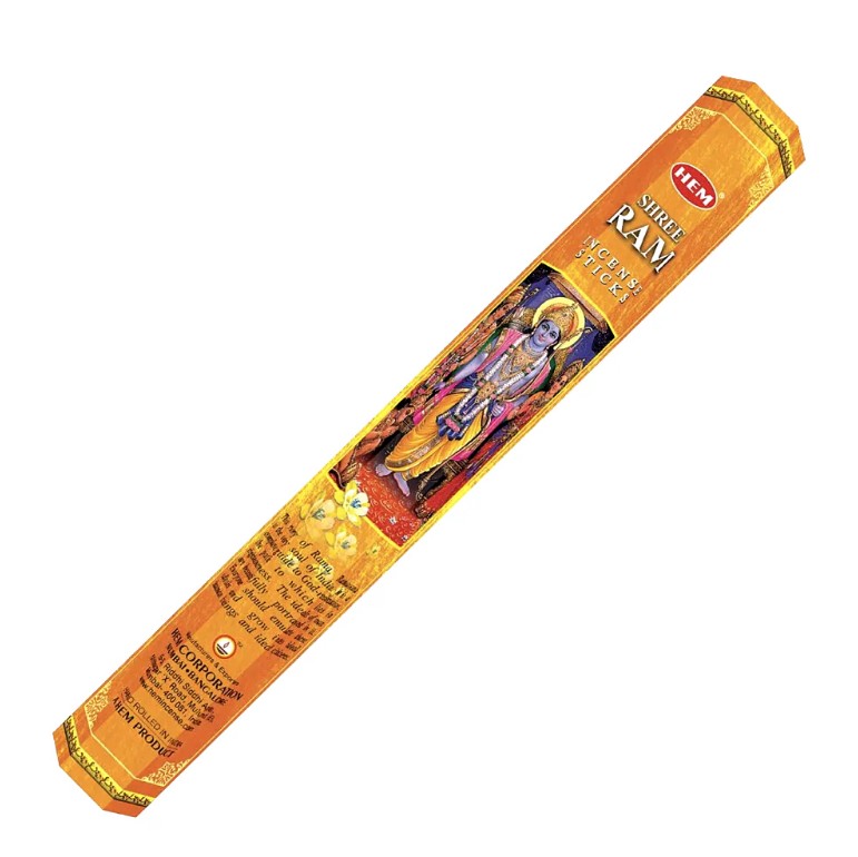 HEM SHREE RAM INCENSE STICKS 1 COUNT