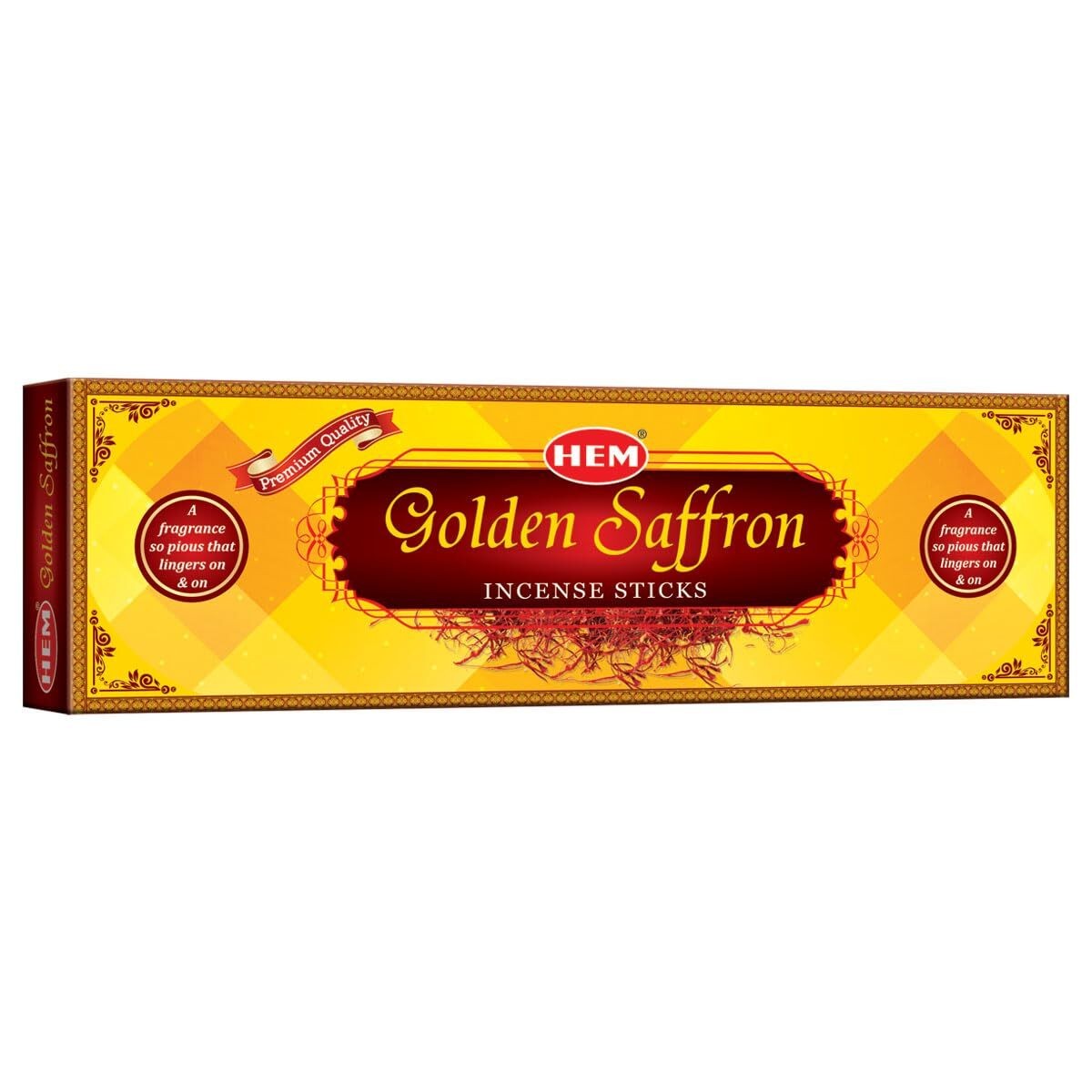 Hem Saffron Incense Stick Agarbatti 1 PCS
