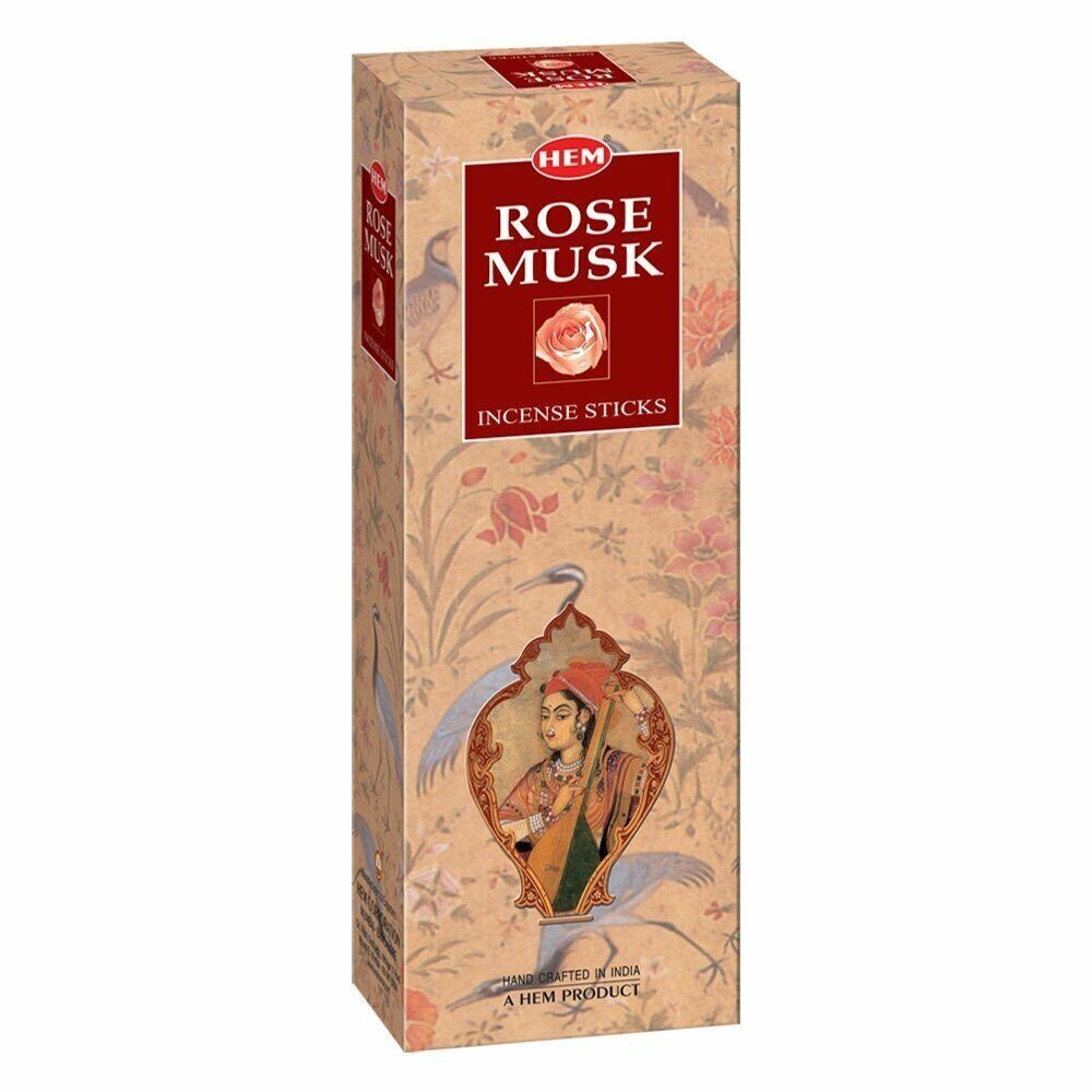 Hem Rose Musk Incense Sticks Agarbatti 1 PCS