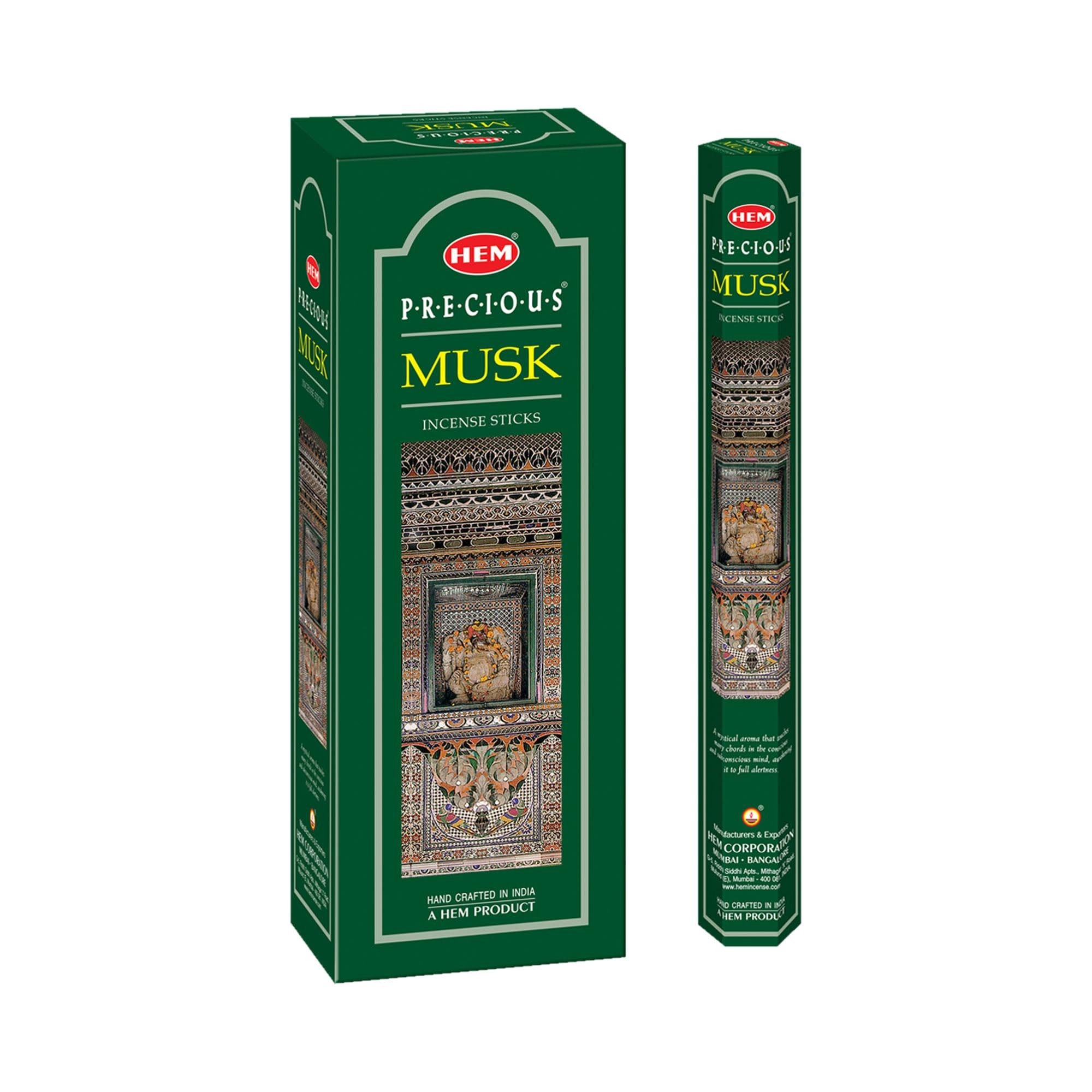 HEM MUSK INCENTS STICKS 1 PACK