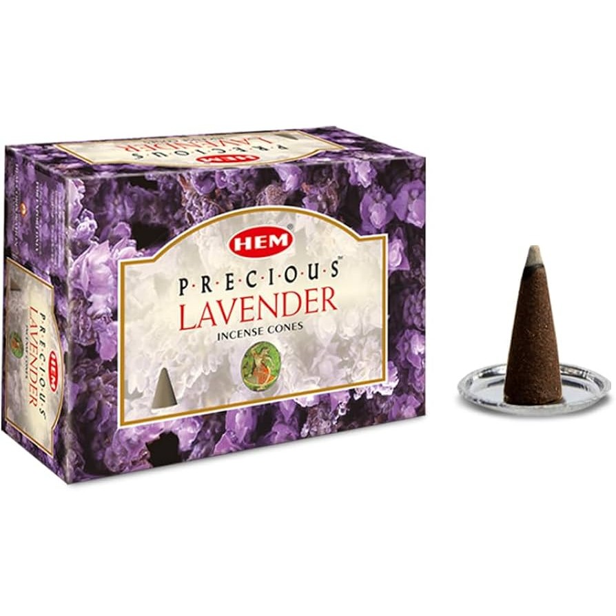 HEM Lavender Incense Cone 10 COUNT