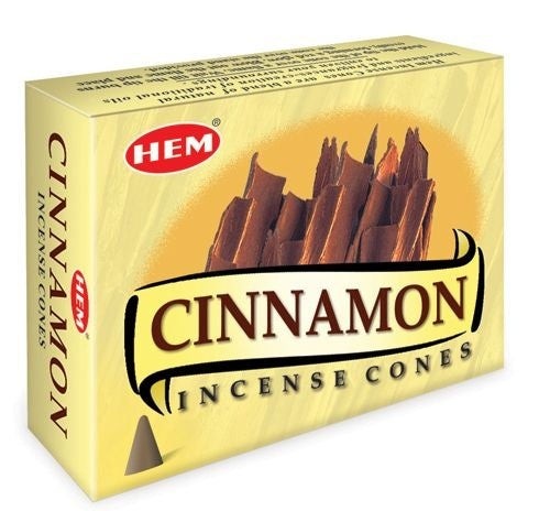 Hem Cinnamon Incense Cone 10 COUNT