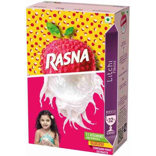 RASNA FRUIT PLUS LITCHI 500 GM