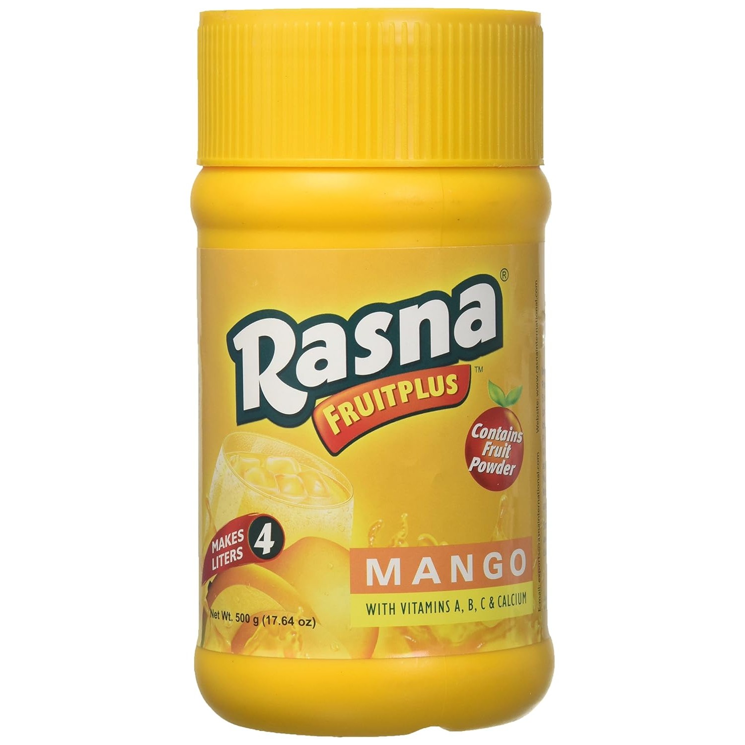RASNA FRUITPLUS MANGO JAR 500 GM