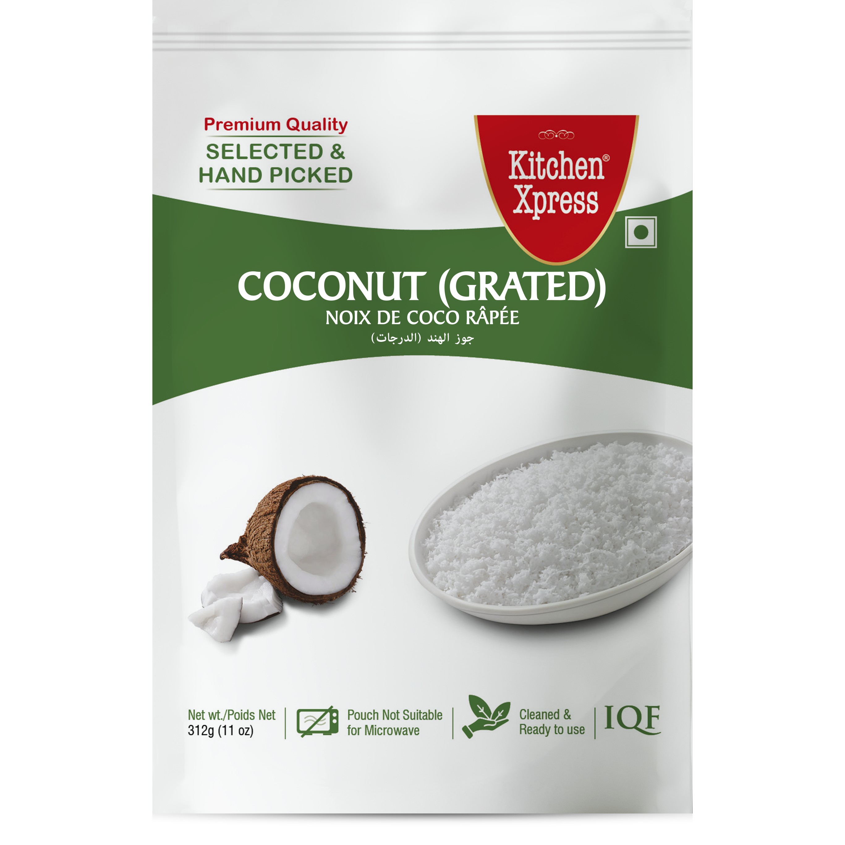 KX COCONUT GRATED 312 GM