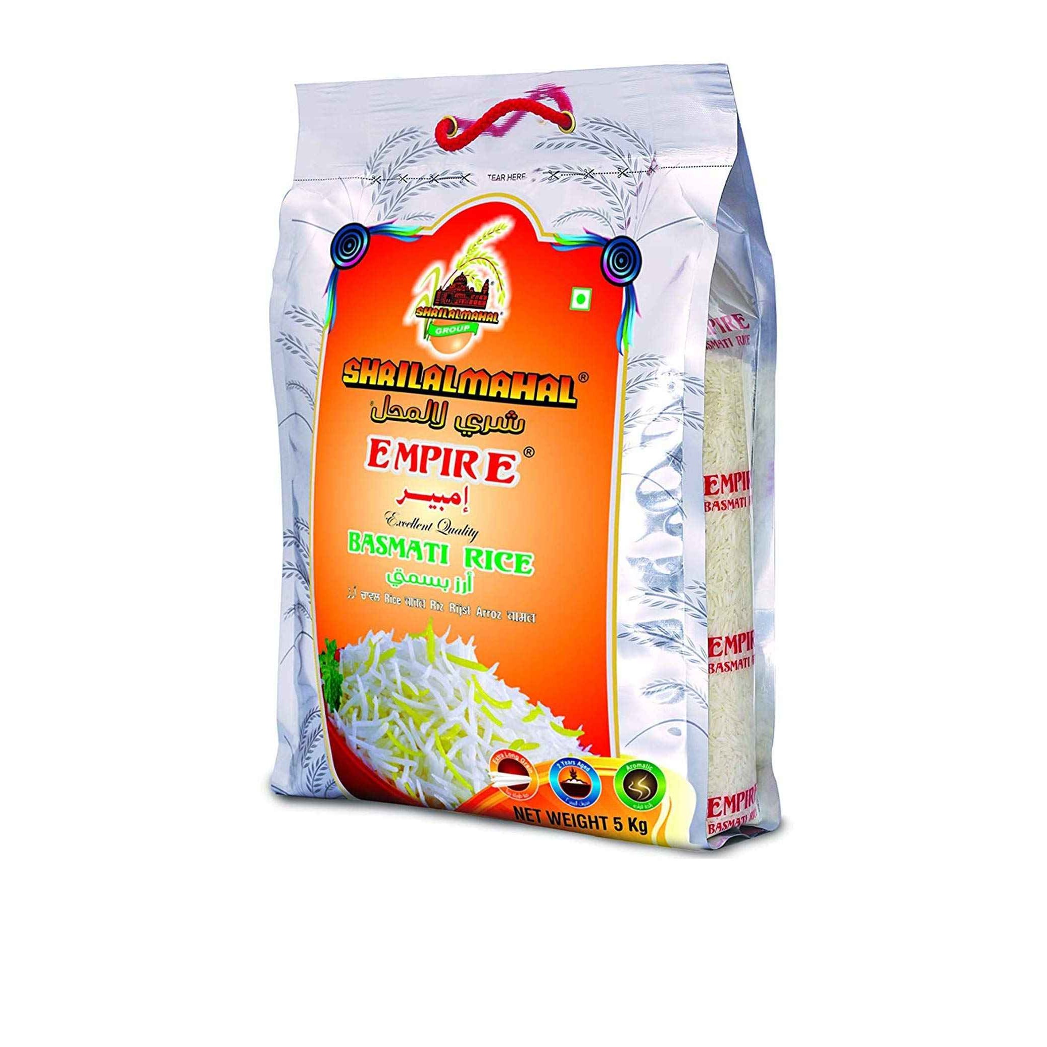 SHRILAL MAHAL EMPIRE BASMATI RICE 20 LBS