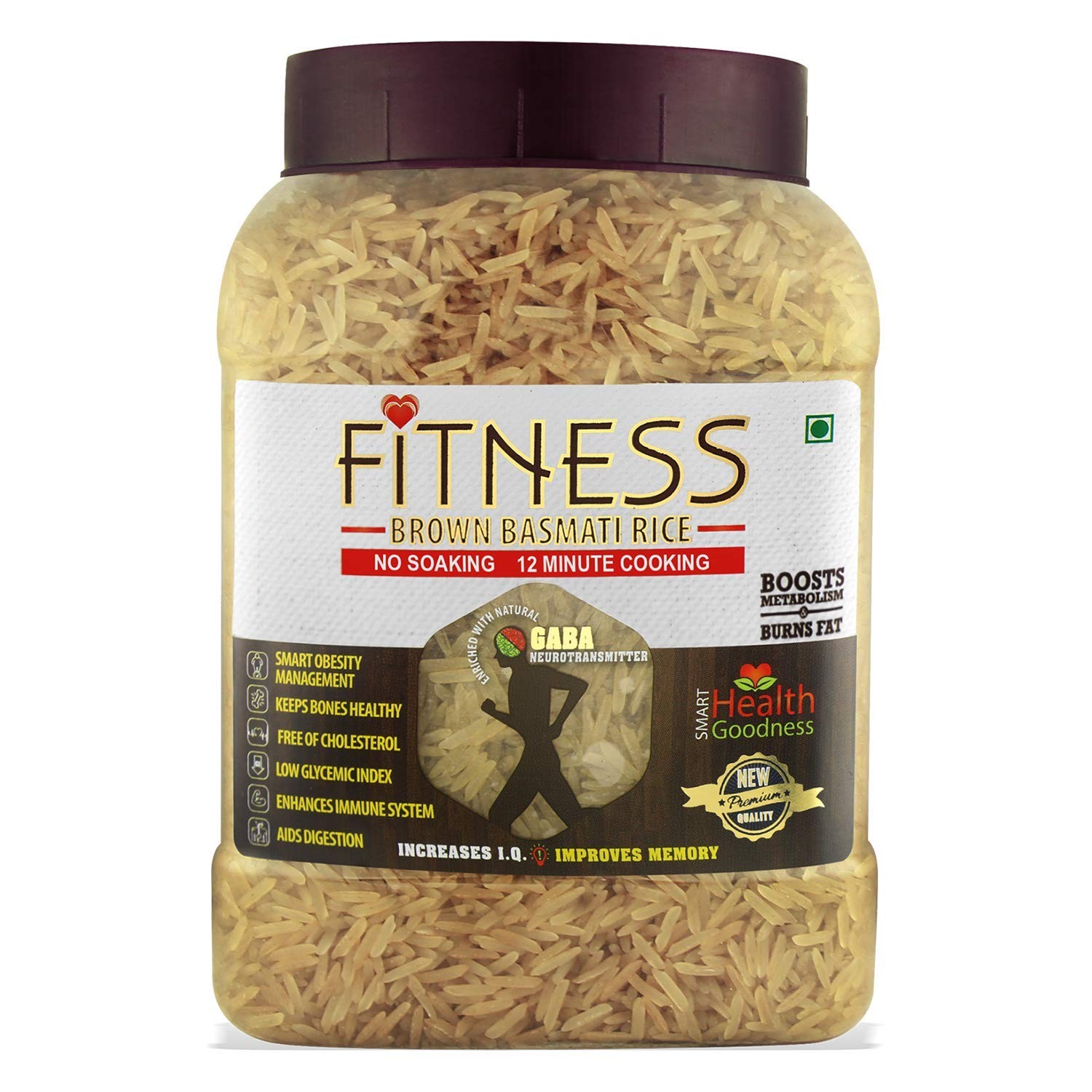 FITNESS BROWN BASMATI RICE 1 KG