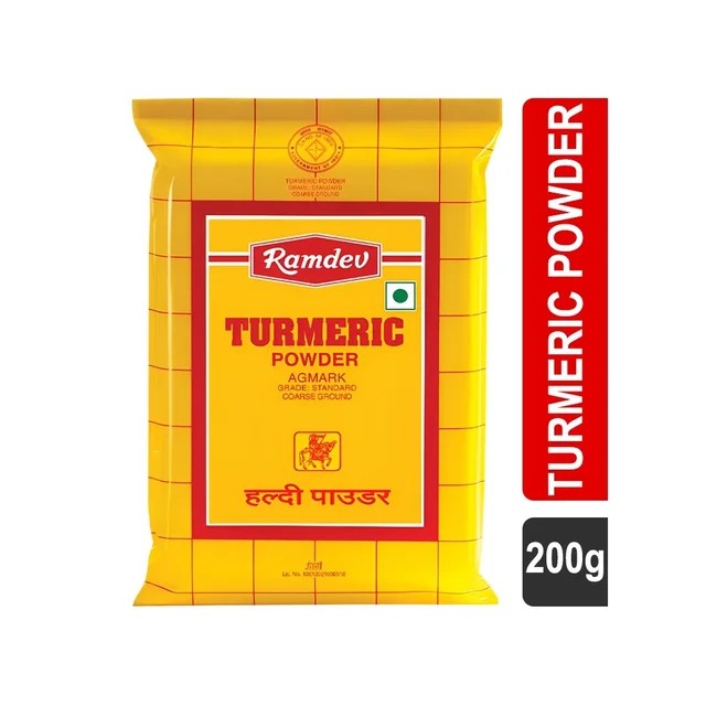 TURMERIC WHOLE RAMDEV 200 GM