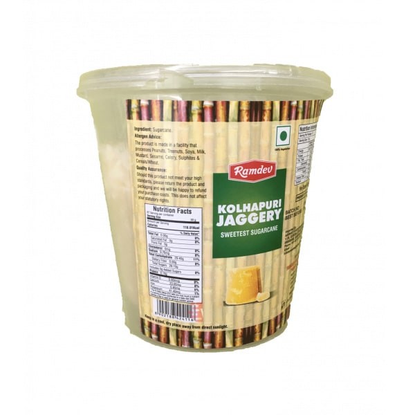 Ramdev Kholapuri Jaggery White Sweetest Sugarcane  5 KG