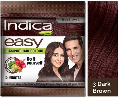 INDICA HAIR COLOR DARK BROWN 25 GM