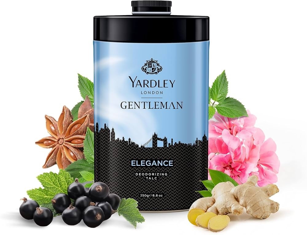YARDLEY LONDON ELEGANCE TALC 250 GM