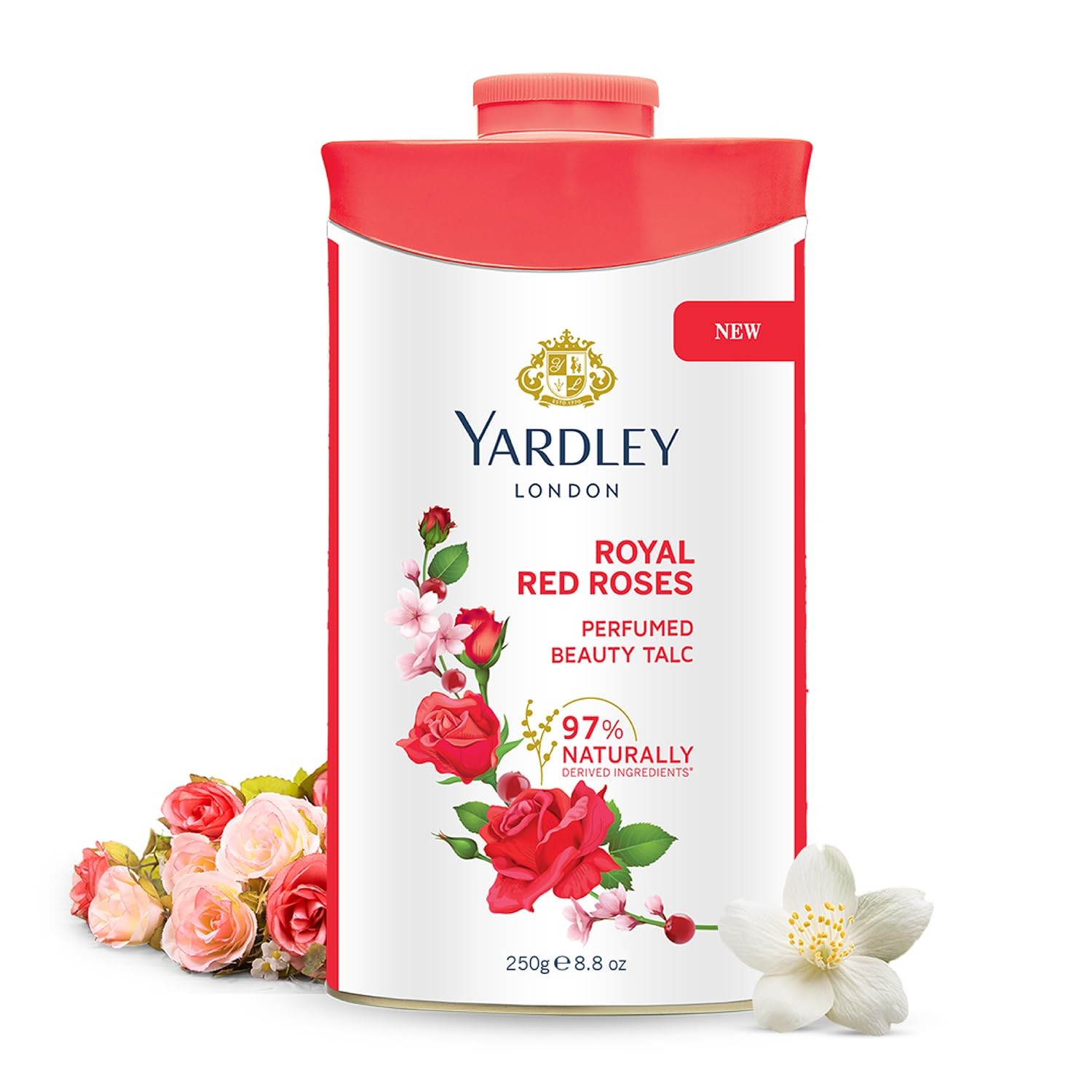 YARDLEY RED ROSES TALC 250 GM