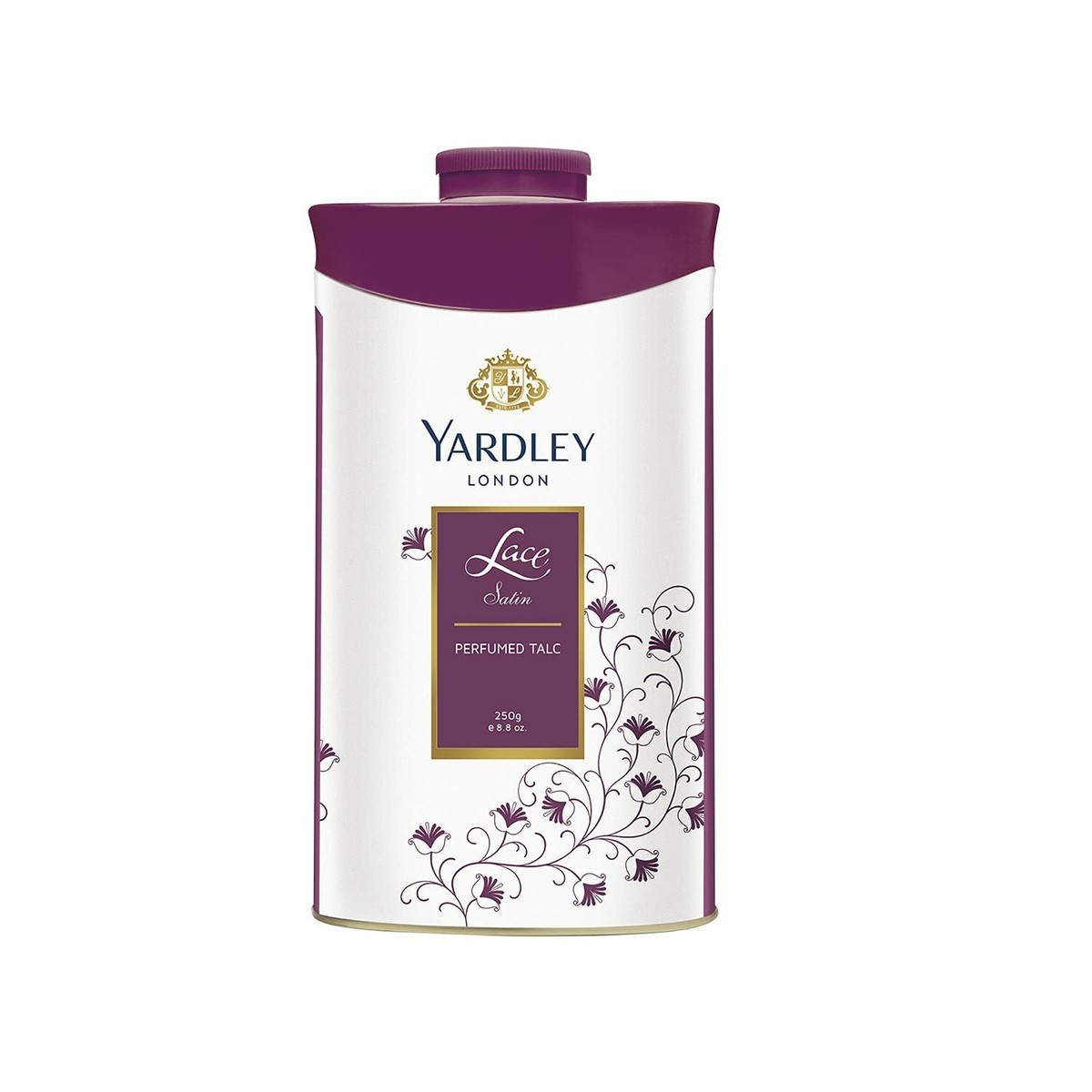 YARDLEY LACE SATIN PERFUMED TALC 250 GM