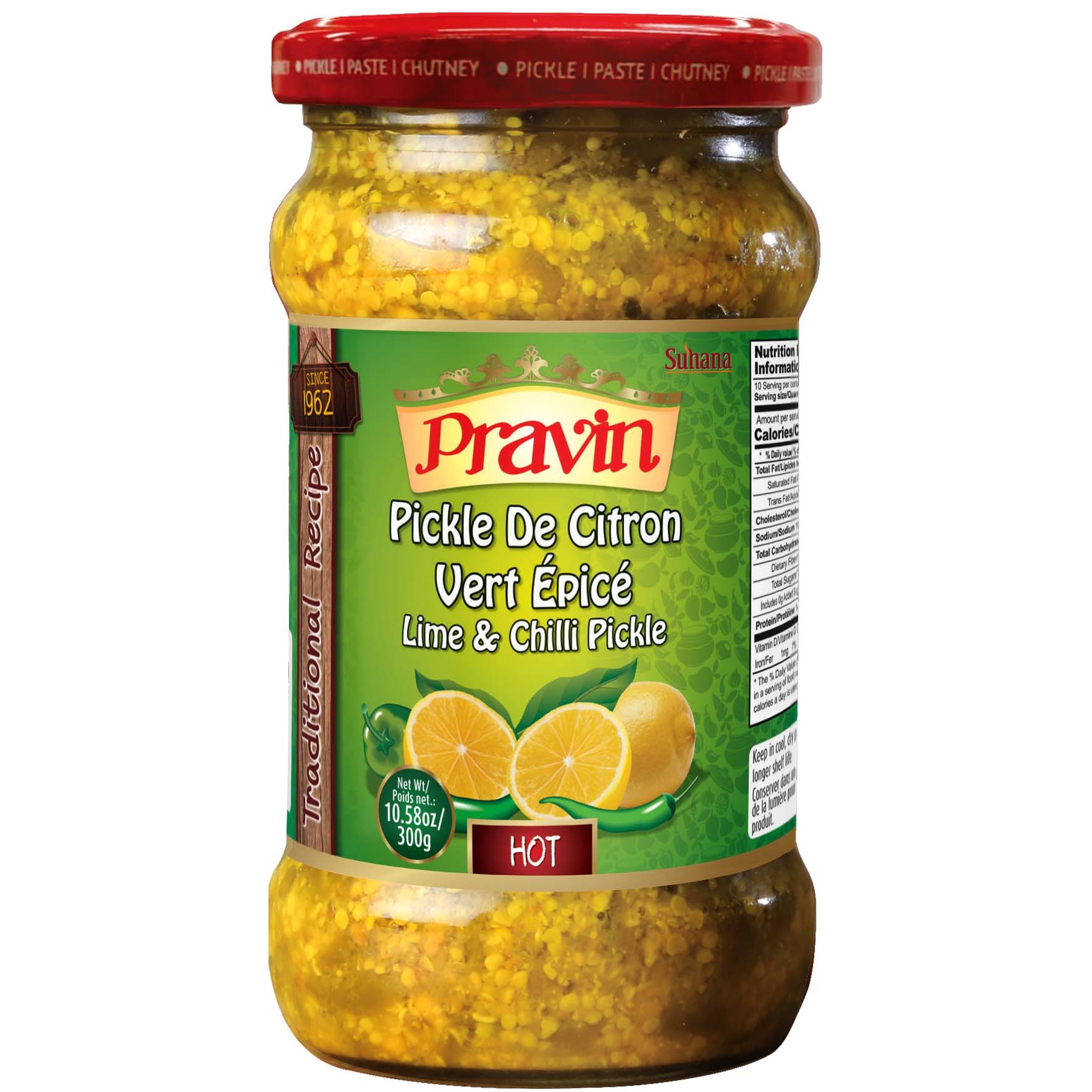 PRAVIN LIME&CHILLI PICKLE  300 GM