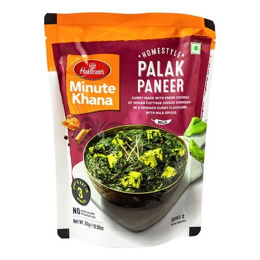 HALDIRAMS HE DILLI PALAK PANEER 10.59 OZ