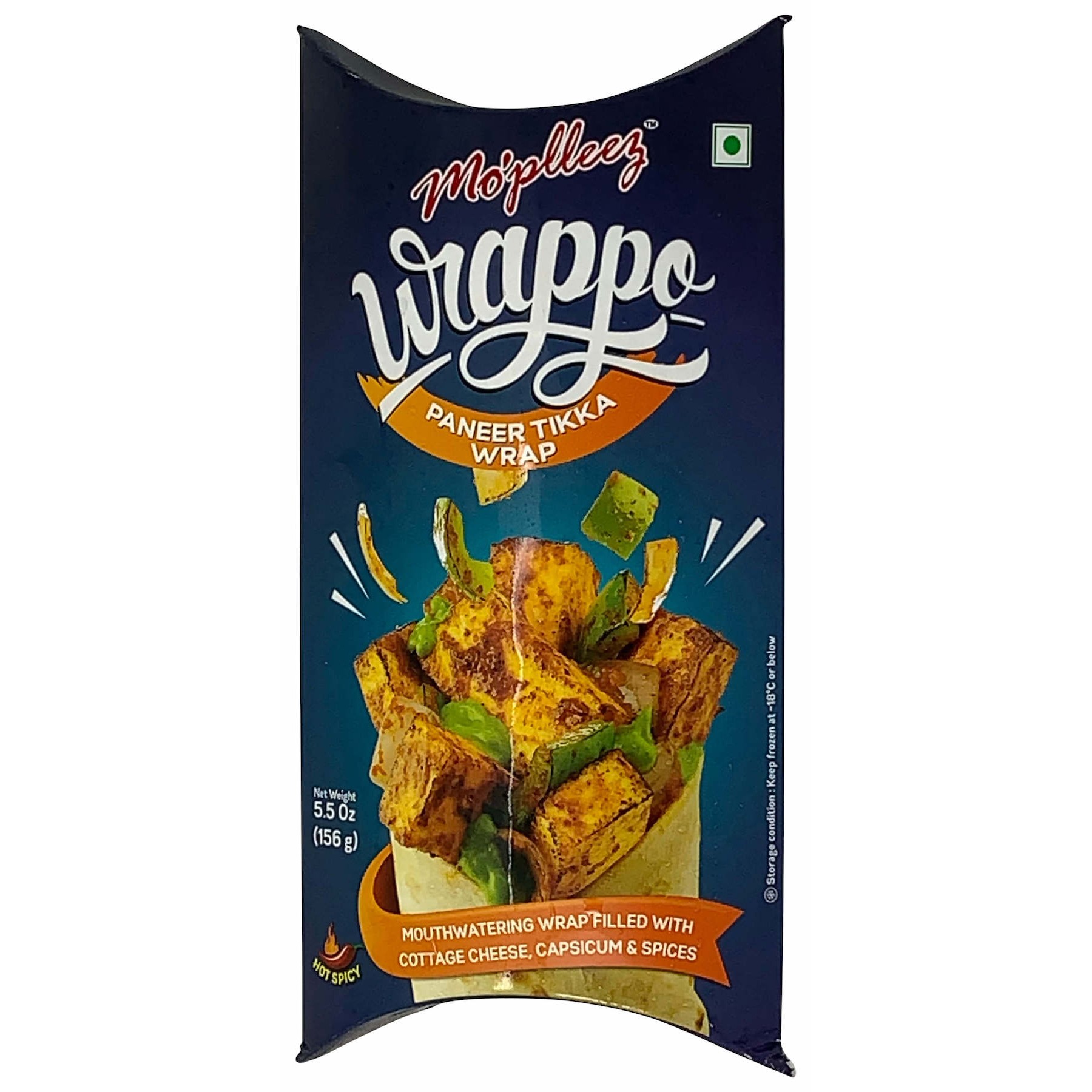Mopleez Paneer Tikka Wrap 156 GM