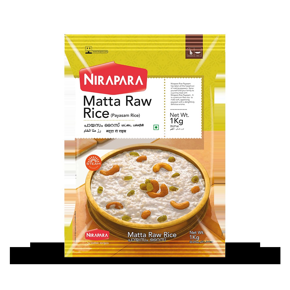 NIRAPARA MATTA RAW RICE (PAYASAM RICE) 1 KG