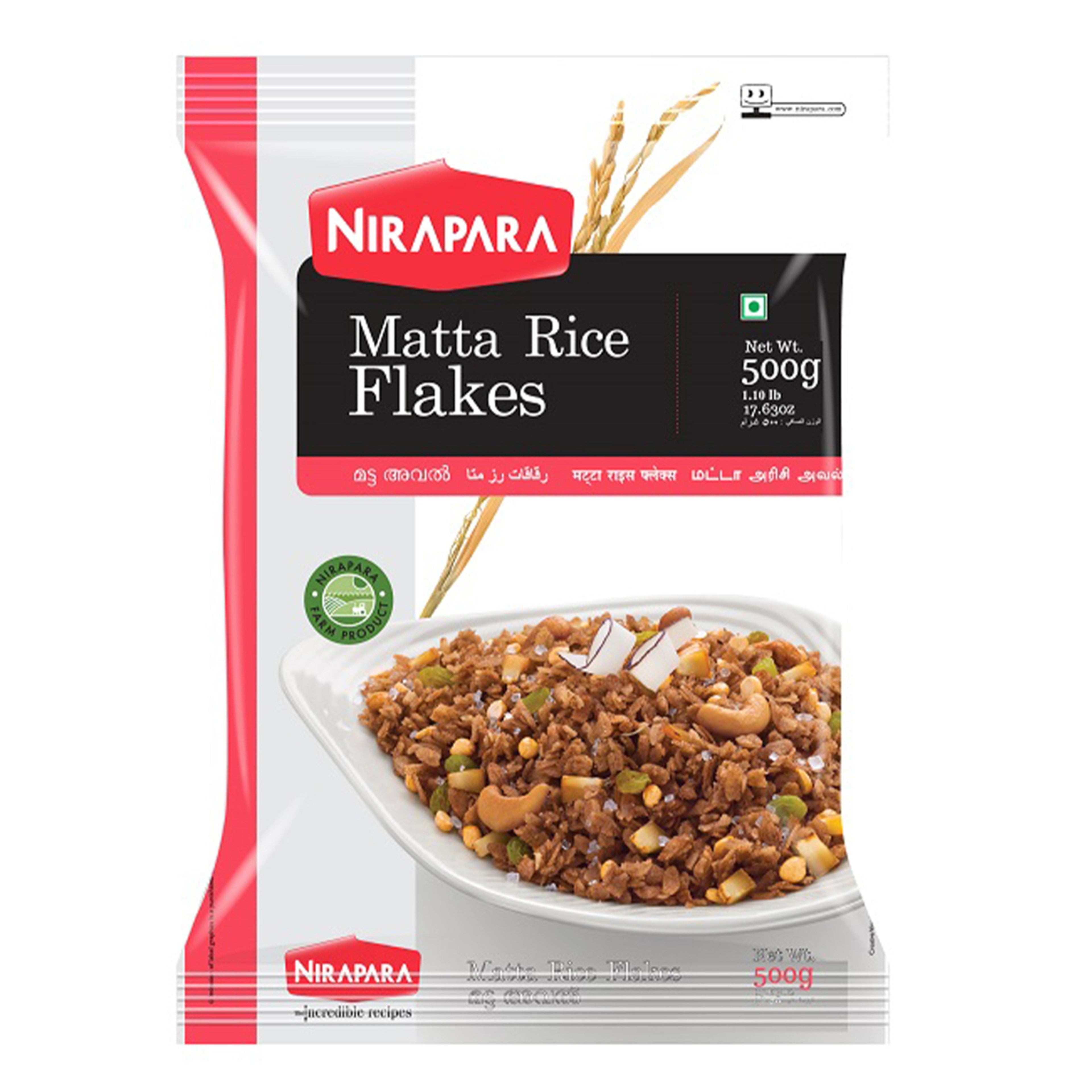 NIRAPARA MATTA RICE FLAKES 500 GM