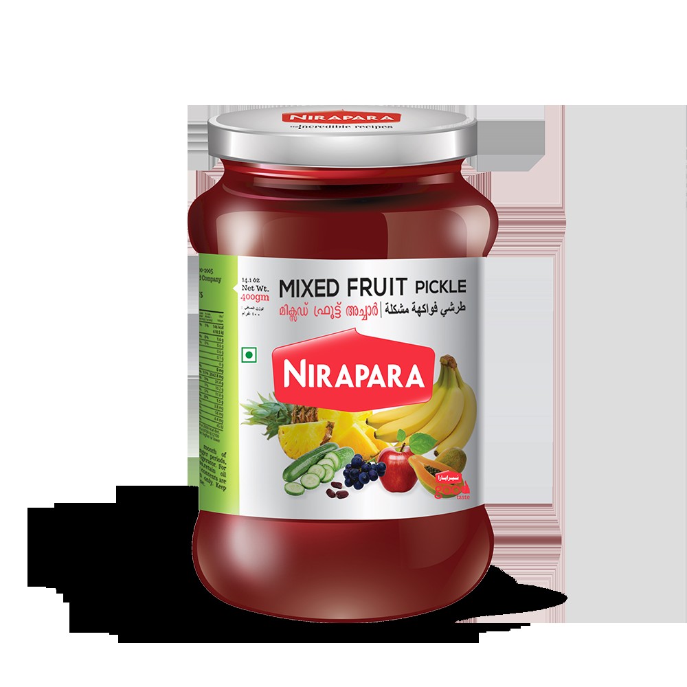 NIRAPARA MIXED FRUIT PICKLE 400 GM