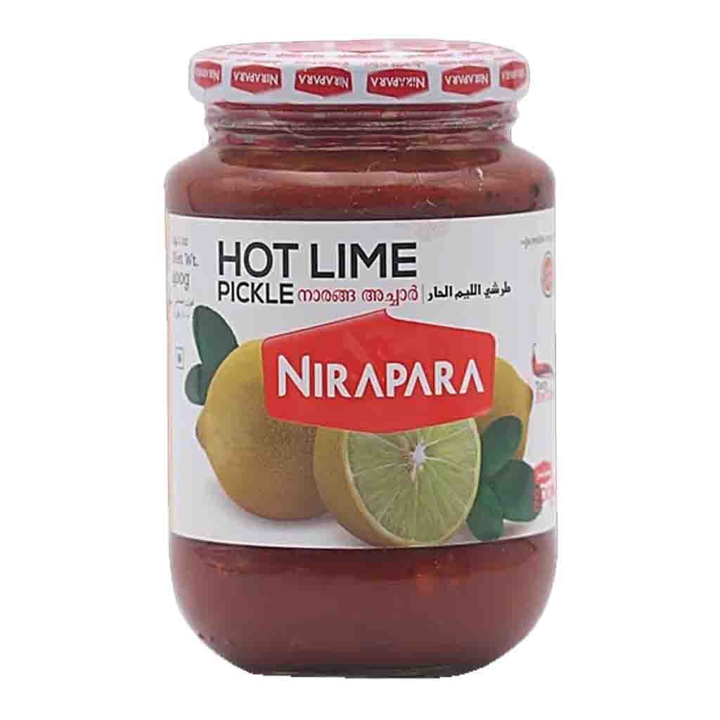NIRAPARA HOT LIME PICKLE 400 GM