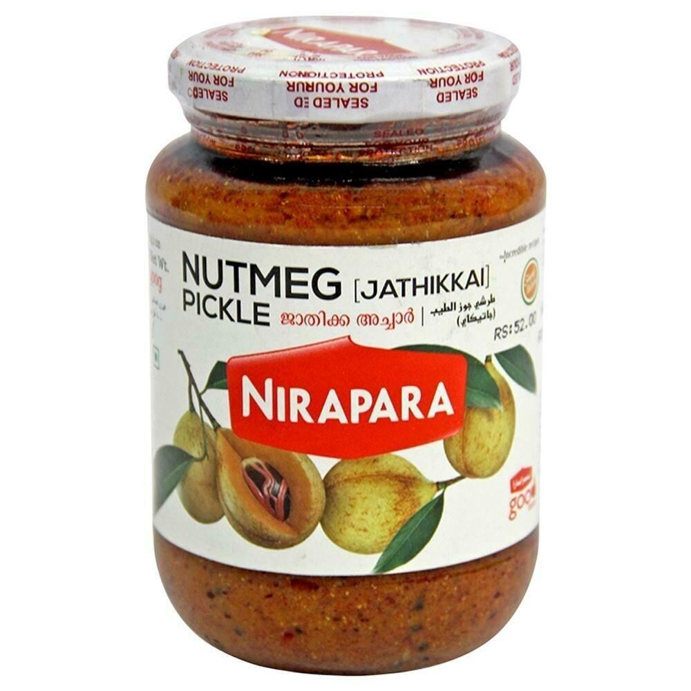 NIRAPARA NUTMEG PICKLE (JATHIKKAI) 400 GM
