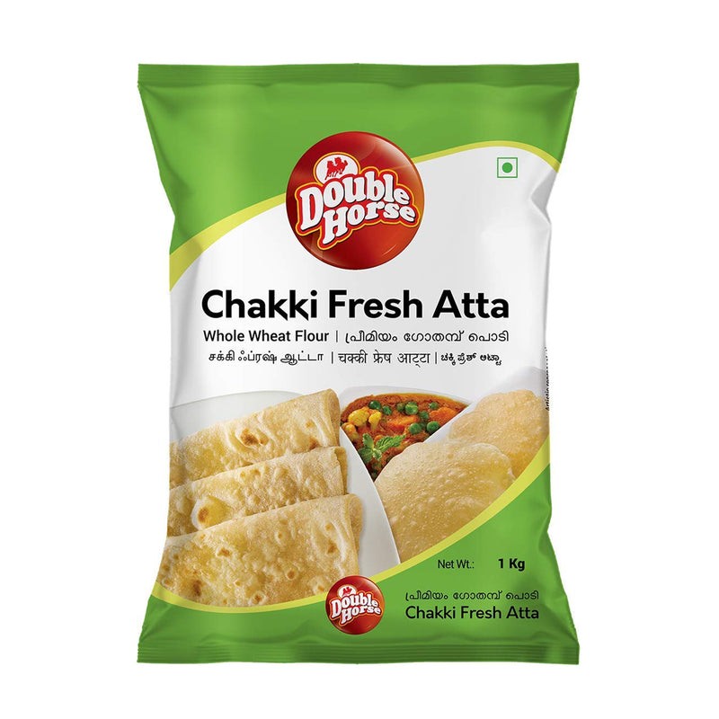 DOUBLE HORSE CHAKKI FRESH ATTA 1 KG