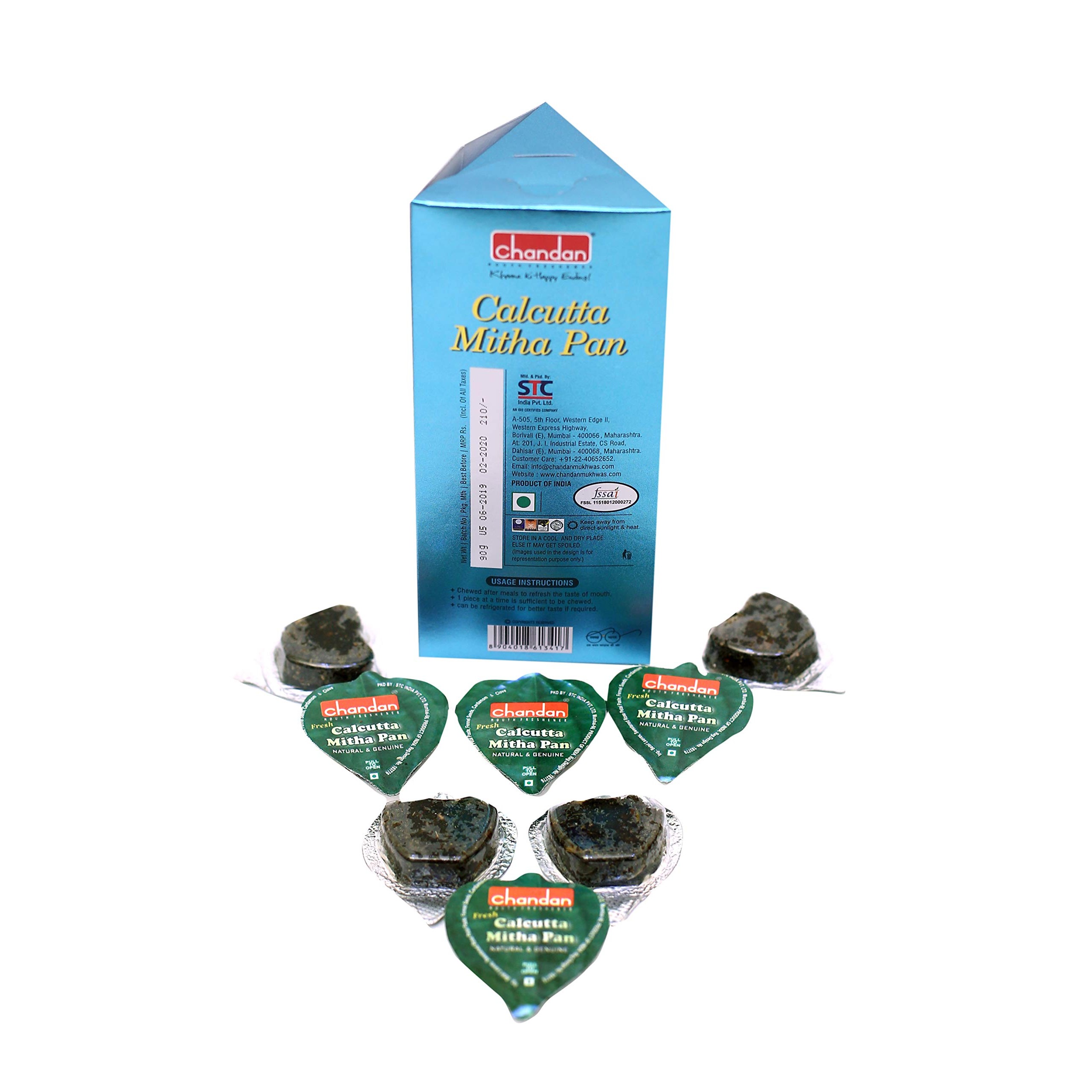 CHANDAN CALCUTTA MITHA PAN  10 PACK