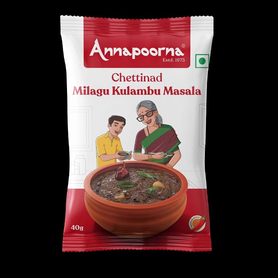 Annapoorna Chettinad Milagu Kulambu Masala 200 GM