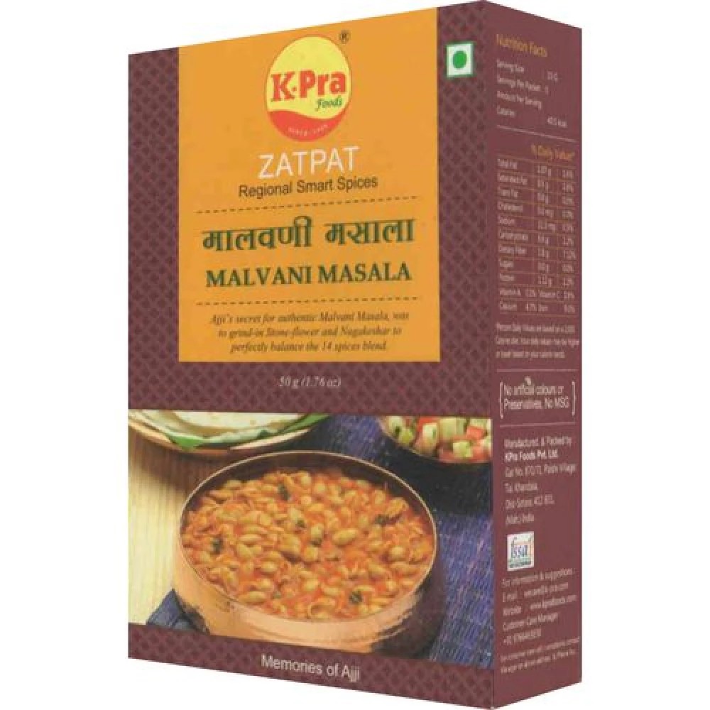 K PRA ZATPAT MALVANI MASALA 50 GM